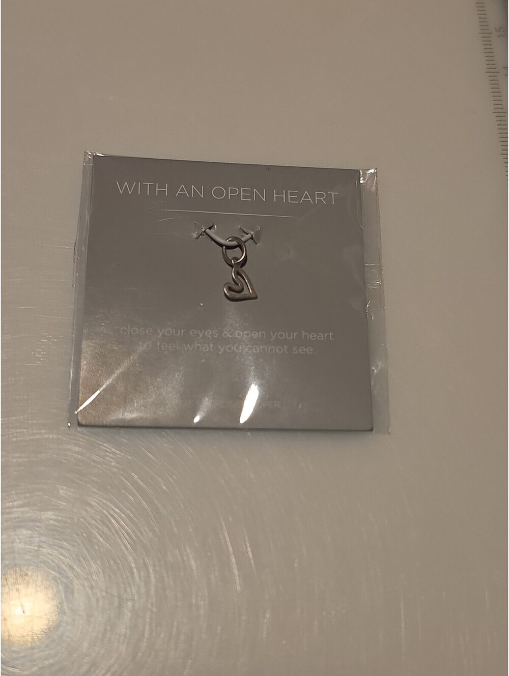 Origami Owl Core With An Open Heart NEW Necklace Charm Bracelet Holiday